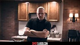 horny guy has a threesome with two young lesbians