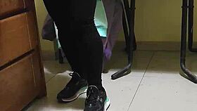 i hired a cleaning lady and she showed up in see-through leggings