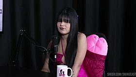 compilado da tata no swing cast com tifany rocha sheer red lingerie and bisexual group.