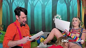 Sesame Street Gone Wild With Freeuse MILF And Big Tits Group Fucking