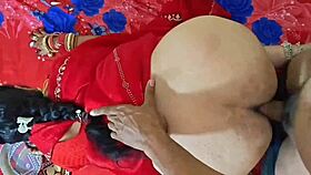 Beautiful Indian babe celebrates Karwa Chauth with friends