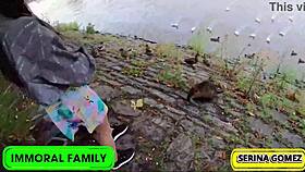 dean and dan's double pussy pounding of petite serina gomez in prague