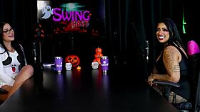 Morena Demonstrates Her Boquete Leaving The Brinquedinho All Babado - Marcelly Melo Sheer Red