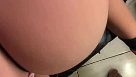 A man interrupts to satisfy his urges with a sex toy.