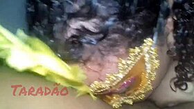 naughty latina sucking and drooling on my huge cock pov