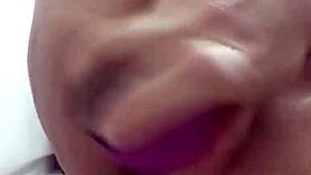 The girl uses chinese balls and vibrator