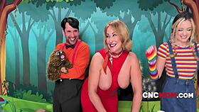 Sesame Street Gone Wild With Freeuse MILF And Big Tits Group Fucking