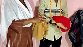 Desi bhabhi got fucked by dress tailor after he accidentally touched her pussy 😏