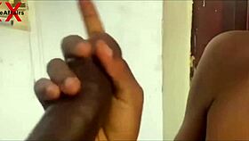 does nigerian ebony beauty admire teacher's bbc before enjoying the dick?