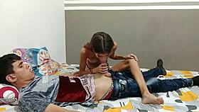 follo con mi sexi amiga pequena en casa mientras nuestros padres no estan historia completa