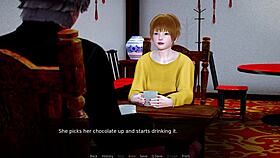 Exciting Night Train Adventure with Asian Beauty