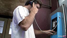 Slim Blonde Nympho Seduces Stranger for Rough Roleplay Fuck