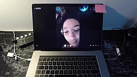 Passionate Spanish MILF actress fucks fan on webcam, Leyva Hot CTDX