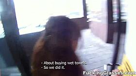 Fucking Glasses - Not Shy To Fuck On Stairway Rina Teen 18+ Porn