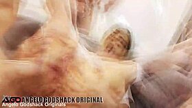 mells blanco 5on1 triplevaginal tvp hardcore gangbang 😈