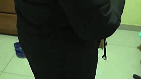 i hired a cleaning lady and she showed up in see-through leggings