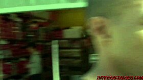 first time interracial threesome for aaralyn, teasing contrasts await