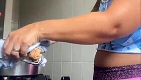 she's crazy to flash her big swollen pussy everywhere