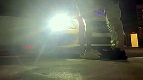 beale street parking garage creampie with wet pussy and big ass.