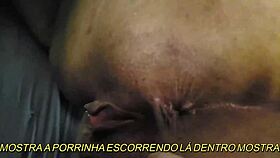 Wife's first black cock cumshot!