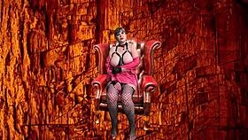 Granny Peggy Sue Feels Intense Pleasure Jerking Strapon To Cum