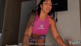 I Fuck My Stepdad With My Big Ass Anal While My Stepmom Is In The Shower - Sayafit