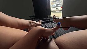 I Love Flashing My Neighbors During Masturbation By The Window!