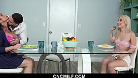 freeusing my stepmom nina dolci and his stepsister jazmin luv - cncmilf