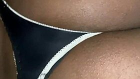 Aline relaxes on my bed