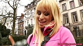 Interracial pickedup tourist cockrides anally, wanna see?