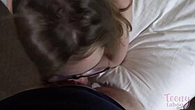 Claire Roos in glasses fucks her boss Seth Brogan