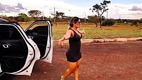 i got caught with car and received anal surprise outdoors