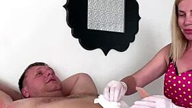 Intriguing Armpit and Nose Waxing Session