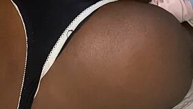 Aline relaxes on my bed