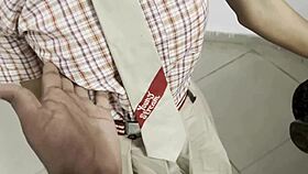 Does He Twist Her Little Titties Hard After School Fuck?