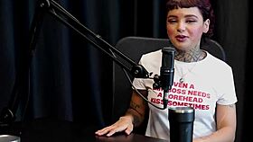 Annie Clementine nervously gets tattooed in group exposure