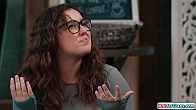 narrating the outdoor fuck with my tgirl college girlfriend in her cafe, licking and sucking shaved pussy