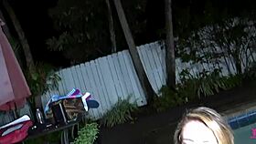 Five Women Performing Reverse Blowbang On The Pizza Delivery Guy