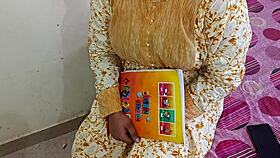 Desi teen girl fucks in doggy style during coaching time with clear hindi audio 😏