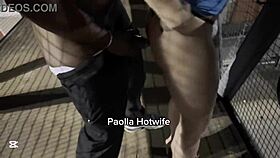 Married Hotwife Fucks Nonstop On Highway Catwalk!