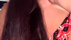 novinha wears pink to match wellington prado's monster cock, jerks him off