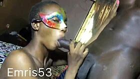 full of lust in this amateur ebony submissive homemade scene