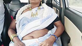Dirty beautiful indian cute desi car romance with telugu dirty talks