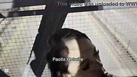 Married Hotwife Fucks Nonstop On Highway Catwalk!