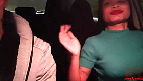 ride with latina drika muniz turns into sucking at motel