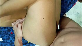 Horny Teen Bent Over For Doggystyle Creampie