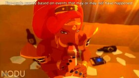 Urbosa is sucking and fucking with passion, it's so hot and intense 😈