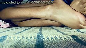 Hey, this Latina amateur shows off sexy toes and ass in homemade fun