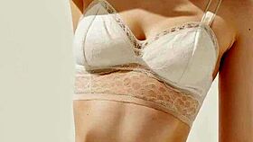 Lingerie models in flower panties!