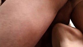 italian amateur milf moans loudly during pussy licking session